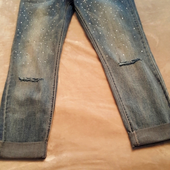 Skinny Max jeans w/ crystal and silver studs - Picture 5 of 6